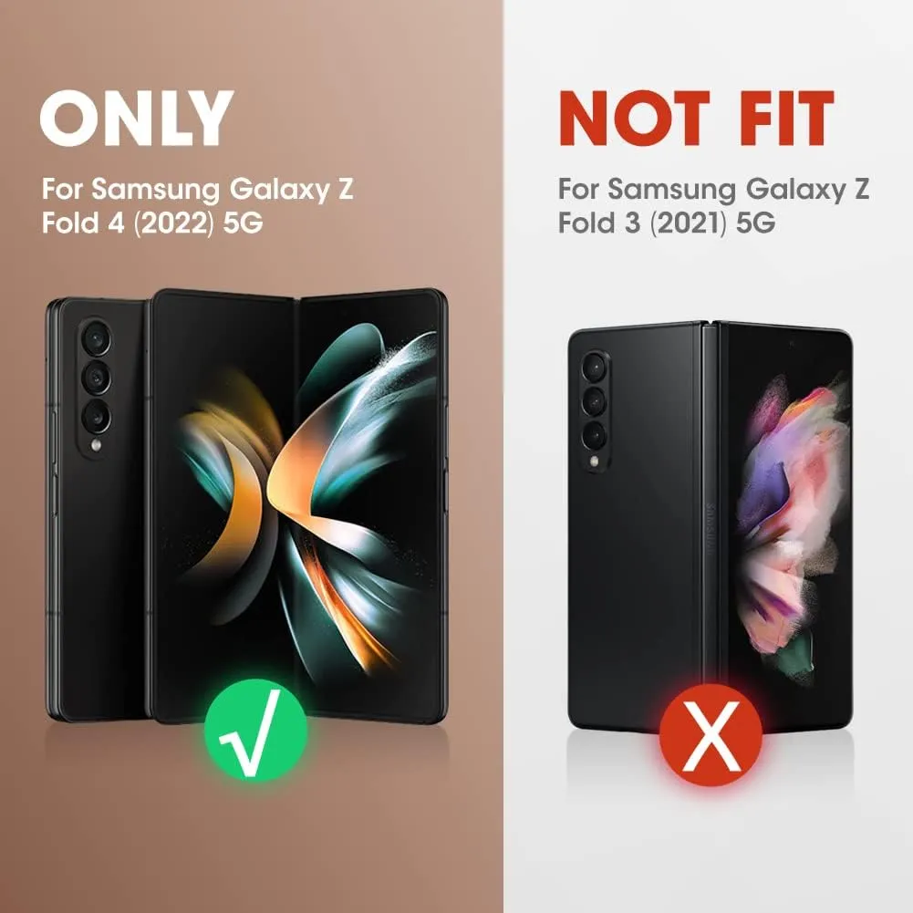 SupCase for Galaxy Z Fold 4 Case with S Pen Holder (Unicorn Beetle Pro), [Built-in Screen Protector & Stand] [Military-Grade Protection] Heavy Duty Protective Phone Case for Samsung Fold 4, Guldan