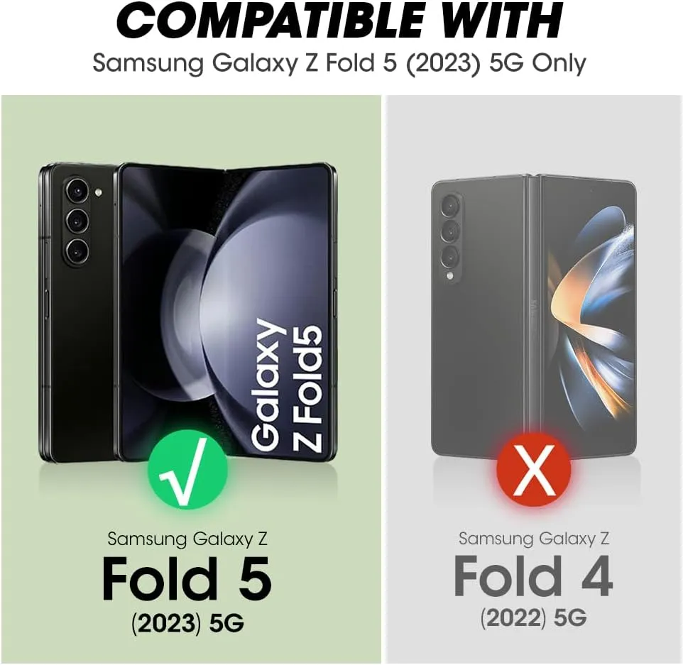 SUPCASE for Galaxy Z Fold 5 Case (Unicorn Beetle), [Belt Clip with S Pen Holder] [Built-in Screen Protector & Stand] Heavy Duty Shockproof Protective Rugged Phone Case for Samsung Fold 5, Guldan