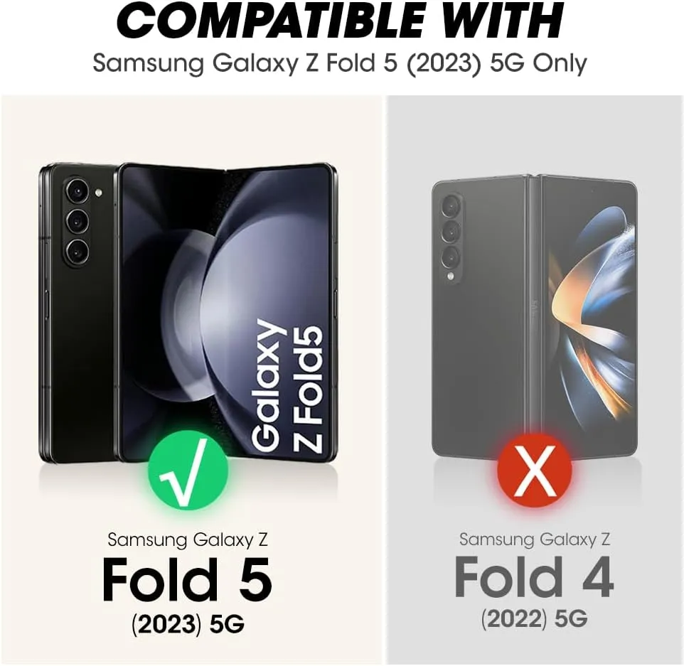 SUPCASE for Galaxy Z Fold 5 Case (Unicorn Beetle), [Belt Clip with S Pen Holder] [Built-in Screen Protector & Stand] Heavy Duty Shockproof Protective Rugged Phone Case for Samsung Fold 5, Ruddy