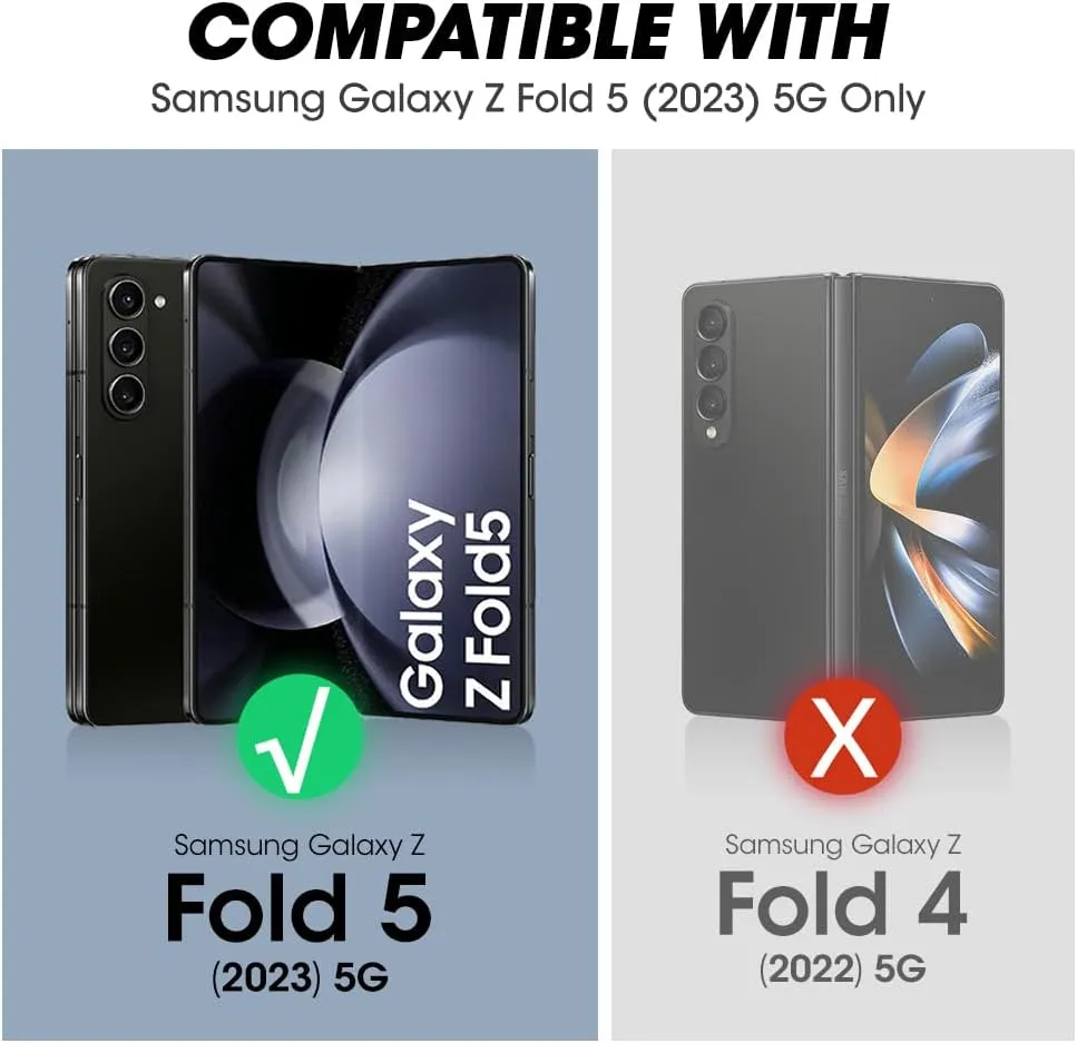 SUPCASE for Galaxy Z Fold 5 Case (Unicorn Beetle), [Belt Clip with S Pen Holder] [Built-in Screen Protector & Stand] Heavy Duty Shockproof Protective Rugged Phone Case for Samsung Fold 5, Tilt