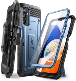 SUPCASE for Samsung Galaxy A14 5G Case with Screen Protector (Unicorn Beetle Pro), [Built-in Stand & Belt-Clip] Heavy Duty Full-Body Rugged Kickstand Protective Phone Case for Samsung A14 5G, Tilt