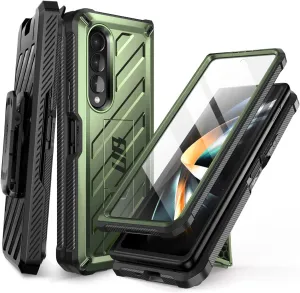 SUPCASE Unicorn Beetle Series Kickstand Protective Case for 7.6-Inch Samsung Galaxy Z Fold 4 (2022), Dark Green