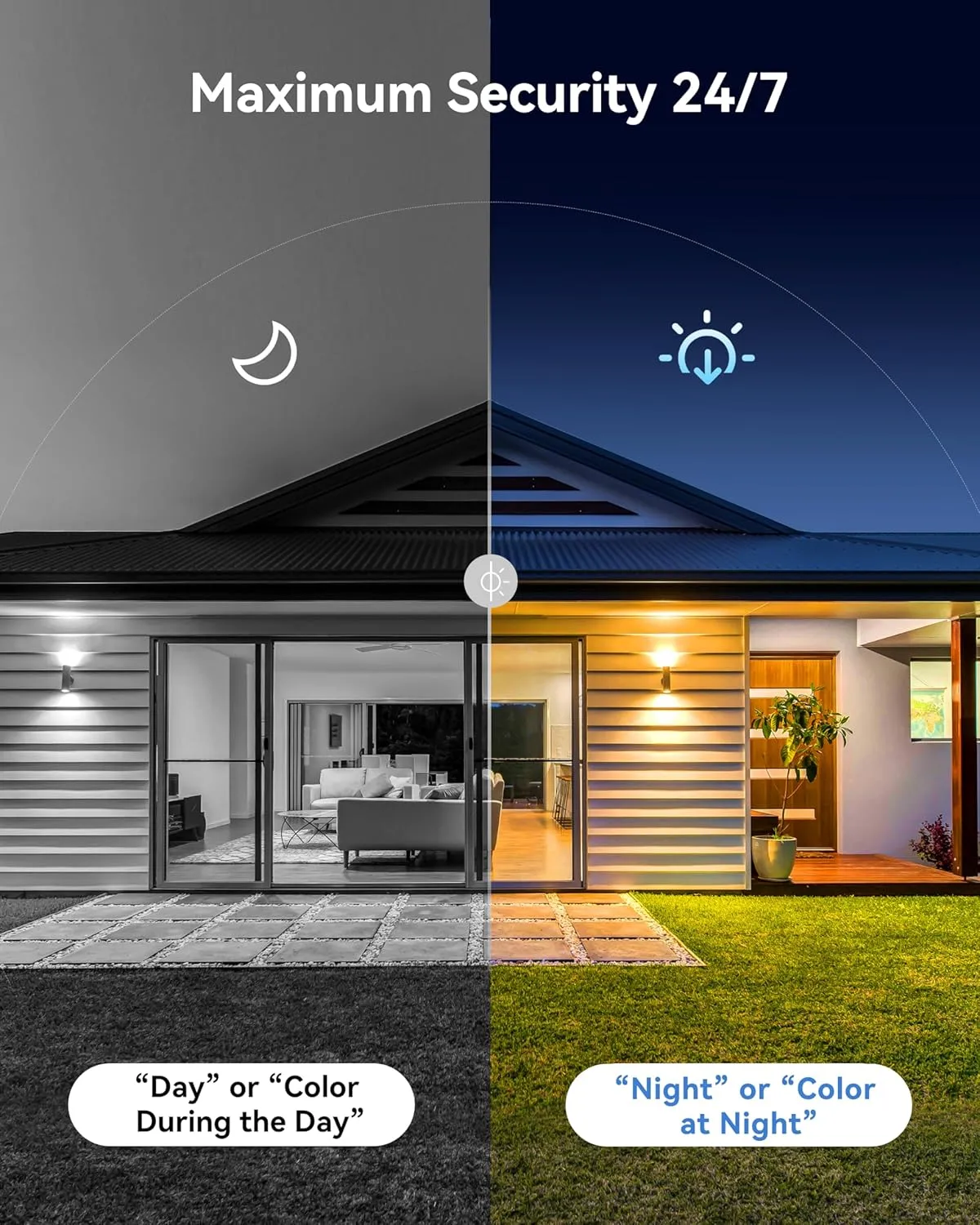 Swann MaxRanger4K Wireless NVR Security System 4-Cam Kit, 4K Camera Forever Charged Solar Panel, Longest Wi-Fi Cameras Outdoor, Color Night Vision, True Detect, No Monthly Fee, Local Storage, MR4KSD4
