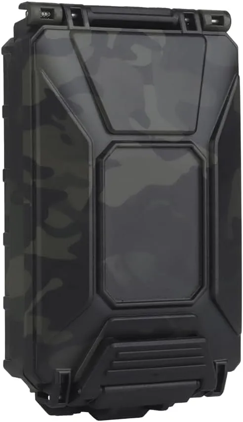 Tactical Modular Battery Storage Organizer, MOLLE Military Hunting Vest Carry 18650/AAA/CR123A/18350 Battery Box Holder Case