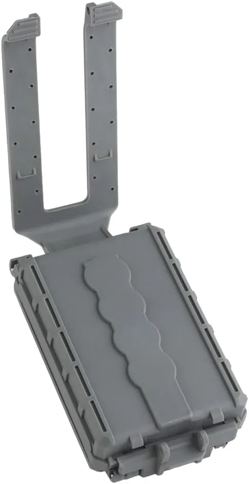 Tactical Modular Battery Storage Organizer, MOLLE Military Hunting Vest Carry 18650/AAA/CR123A/18350 Battery Box Holder Case