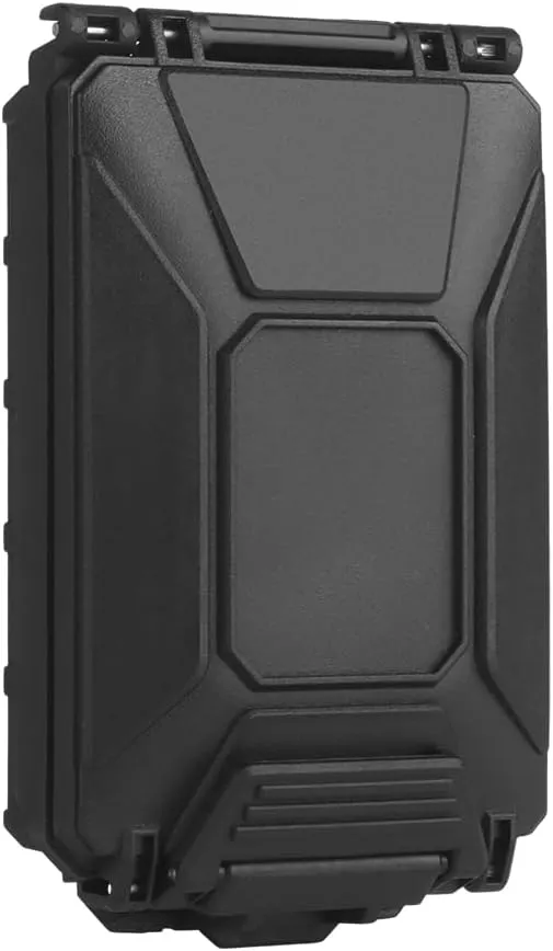 Tactical Modular Battery Storage Organizer, MOLLE Military Hunting Vest Carry 18650/AAA/CR123A/18350 Battery Box Holder Case