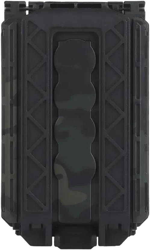 Tactical Modular Battery Storage Organizer, MOLLE Military Hunting Vest Carry 18650/AAA/CR123A/18350 Battery Box Holder Case