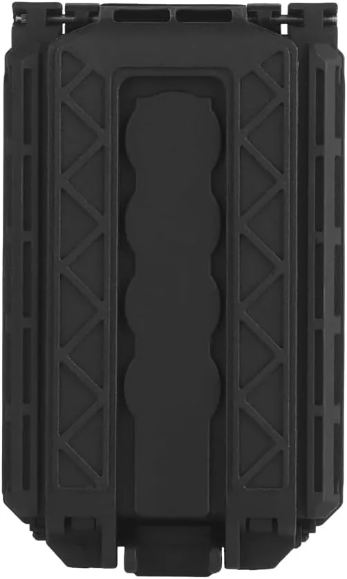 Tactical Modular Battery Storage Organizer, MOLLE Military Hunting Vest Carry 18650/AAA/CR123A/18350 Battery Box Holder Case