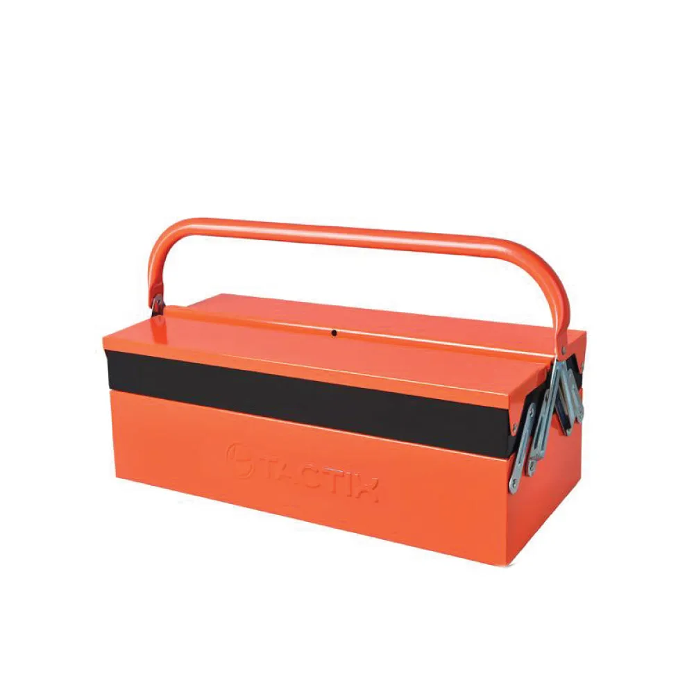 TACTIX 3-Drawer Metal Tool Box (45.7cm)