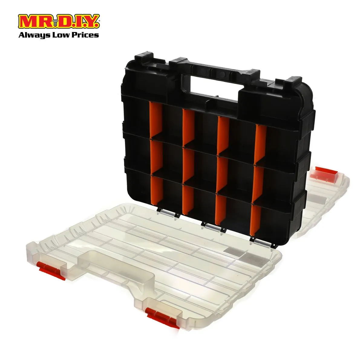 TACTIX Double-Sided Organizer Storage Box 12.5" (32cm)