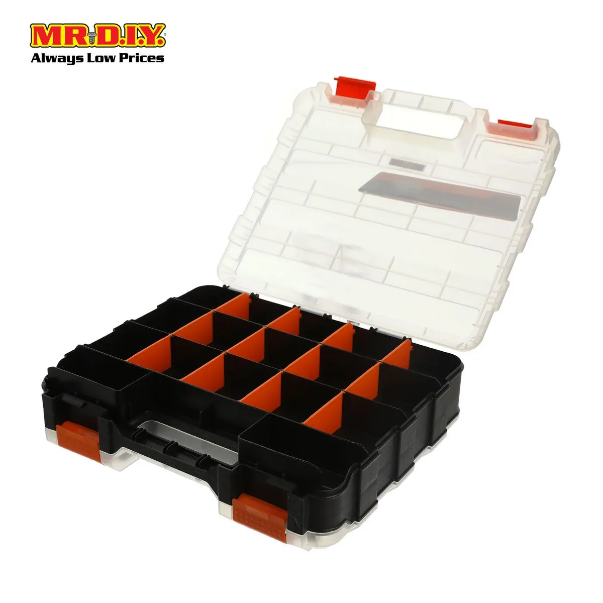TACTIX Double-Sided Organizer Storage Box 12.5" (32cm)