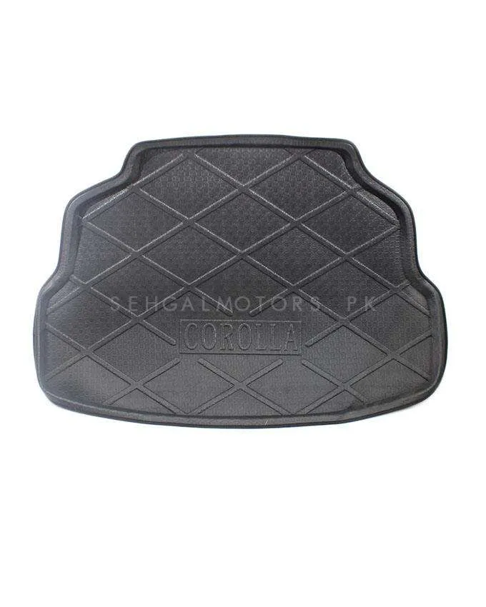 Toyota Corolla Foam Trunk Mat Black Mix Design - Model 2008-2021