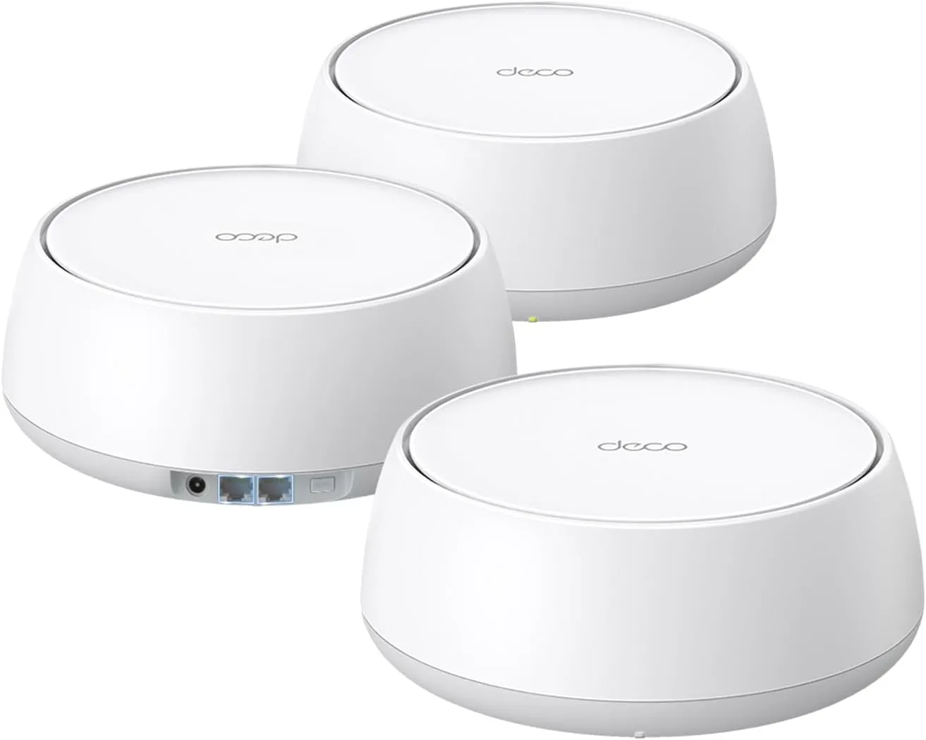 TP-Link Dual-Band BE5000 WiFi 7 Mesh Wi-Fi System (Deco BE25) | 4-Stream 5 Gbps | 240 Mhz Channels | Covers up to 6,600 Sq.Ft | 2X 2.5G Ports Wired Backhaul | VPN,MLO, AI-Roaming, HomeShield (3-Pack)