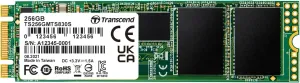 Transcend 256GB MTS830S M.2 2280 SATA III SSD, Internal Solid State Drive, Dram Cache, Compatible with Laptop & PC Desktop, Up to 530/400 MB/s - TS256GMTS830S