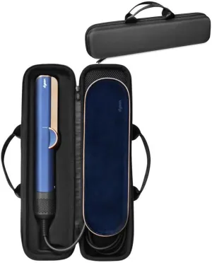 Travel Carrying Case for Dyson Airstrait HT01/Hair Straightener, Layer Hair Accessories Tools Storage Bag, Water Resistant Storage Organizer Bag for Airwrap Styler