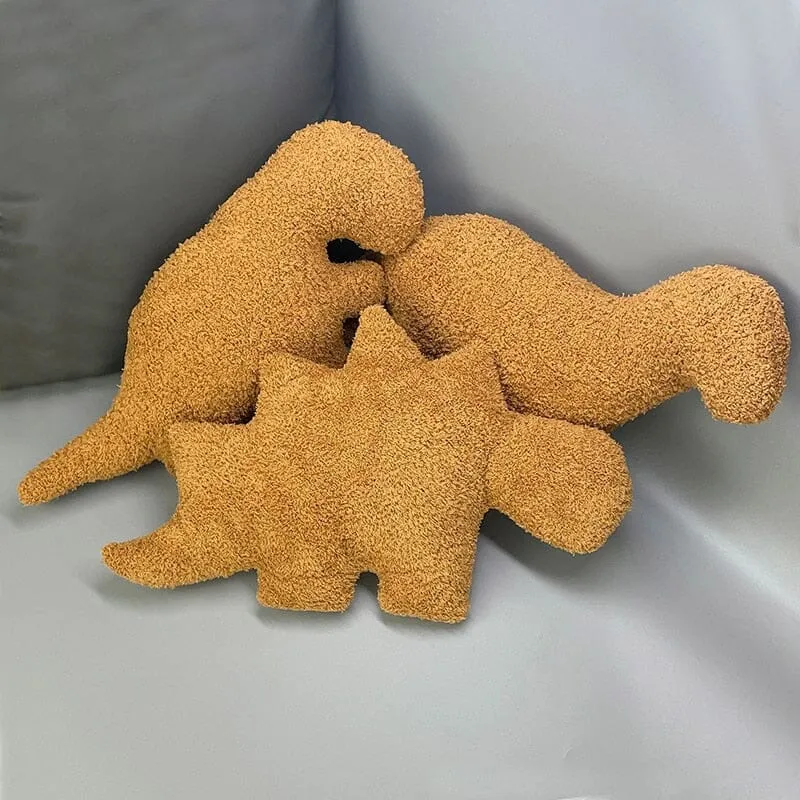 Ultra Soft Dino-Nuggets Plush Pillows