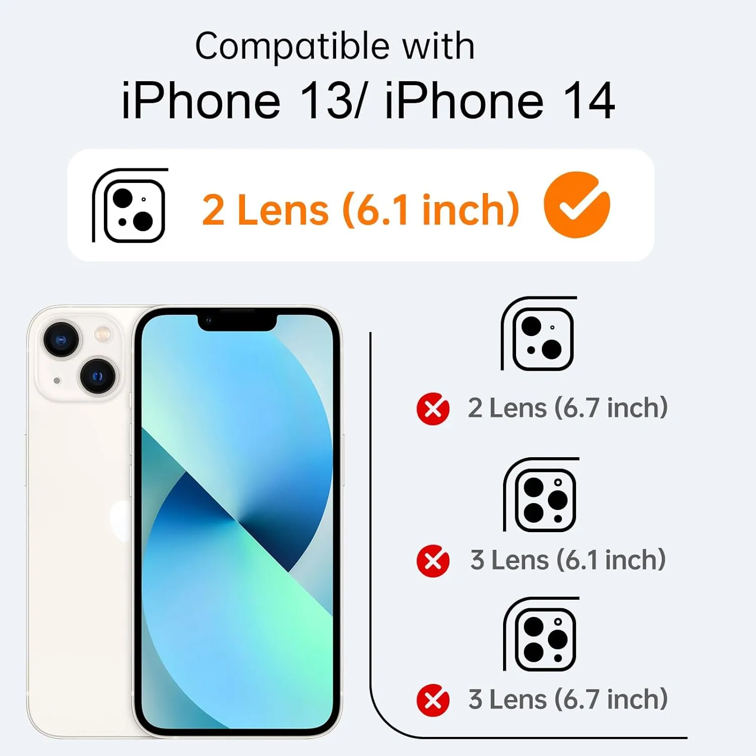 Upgraded Magnetic for iPhone 13 Case,iPhone 14 Case with Camera Lens Cover and Screen Protector,Built-in Kickstand,Wireless Charging Compatible,Slim Fit Translucent Matte Acrylic - Black