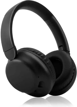 UrbanX A32 Over-Ear Bluetooth Headphones - HD Wireless Sound with Mic for Xperia X Compact/XZ/5 Plus/H8541/iPhone/Android - 20H Playtime, 200H Standby, Workout & Travel-Friendly -Black