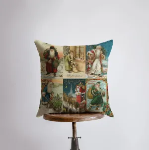 Vintage Merry Christmas | Throw Pillow | Christmas Pillow | Home Decor | Christmas Pillowcases | Christmas tree | Christmas Gifts