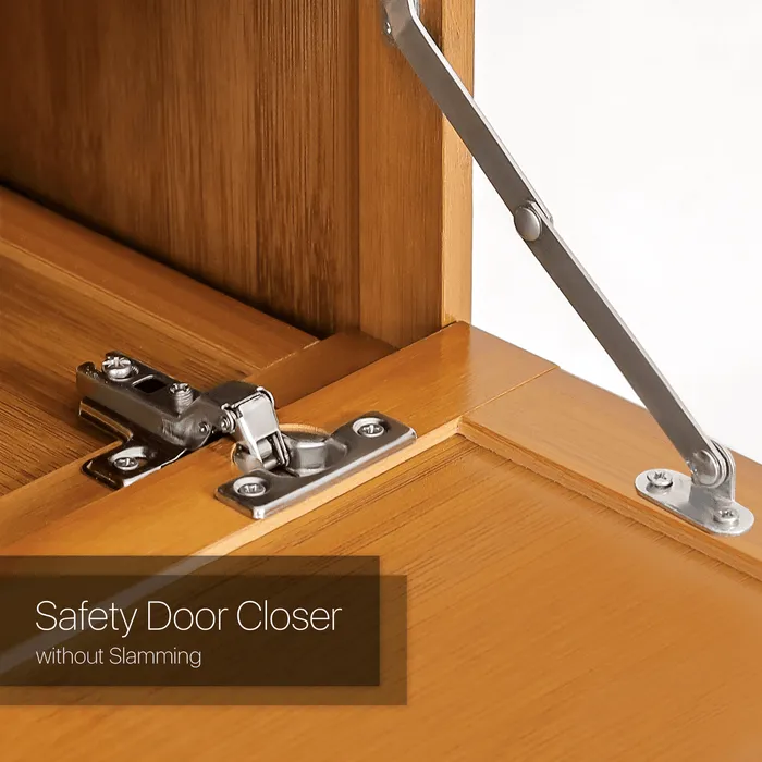 Wooden Narrow Entryway Shoe Storage Cabinet