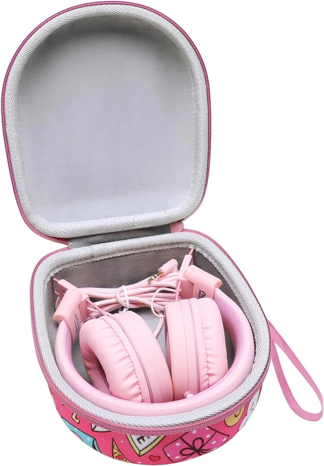 XANAD Carrying Case for Kids Headphone - Elecder i37 / Noot K11 / iClever HS14 Foldable Wired On-Ear Headset (The Headset is not Included)