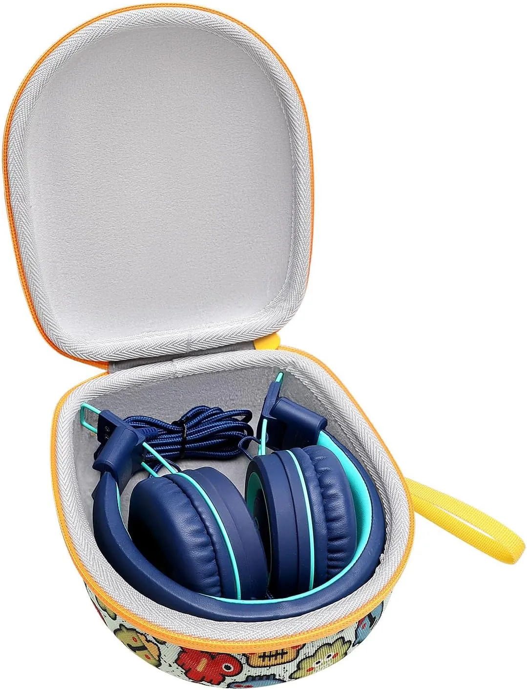 XANAD Kids Headphone Case for Elecder i37 / Noot K11 / iClever HS14 Foldable Wired On-Ear Headset (The Headset is not Included)