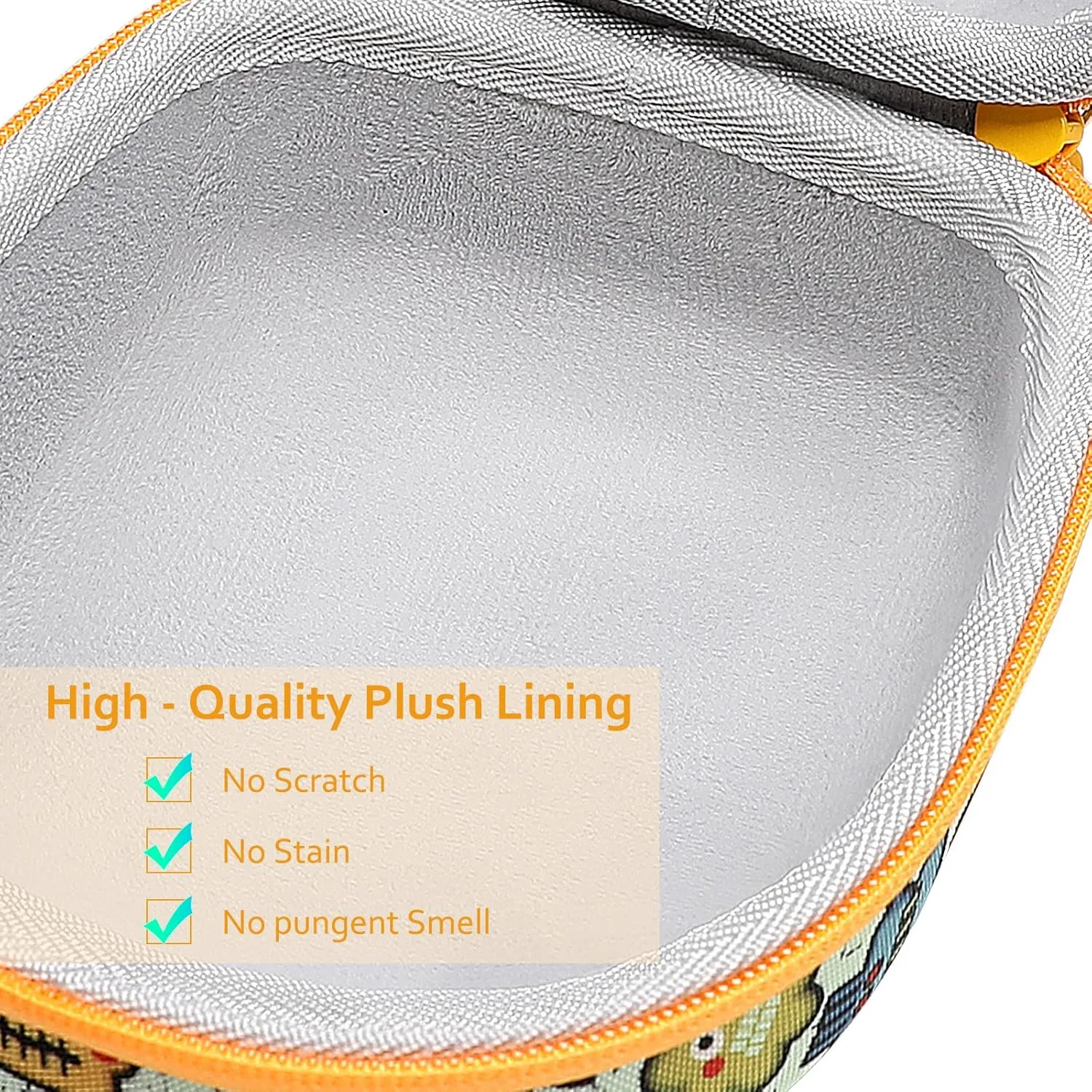 XANAD Kids Headphone Case for Elecder i37 / Noot K11 / iClever HS14 Foldable Wired On-Ear Headset (The Headset is not Included)