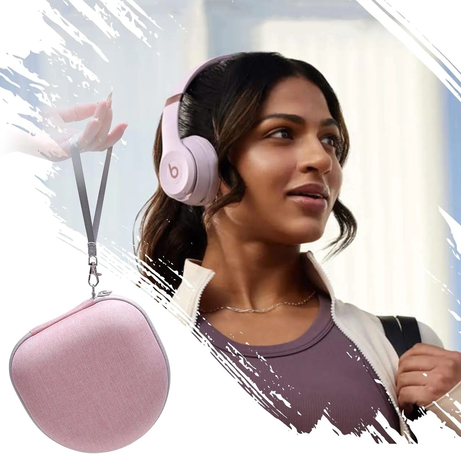 XANAD Kids Headphones Case Compatible with iClever HS19 / BTH12 / Candy Bila/MIDOLA MD-B01 / noot Products/EarFun/IMYB Foldable Kid Headphone, Mint Green (Case Only)