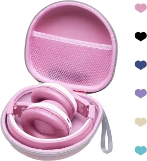 XANAD Kids Headphones Case Compatible with iClever HS19 / BTH12 / Candy Bila/MIDOLA MD-B01 / noot Products/EarFun/IMYB Foldable Kid Headphone, Mint Green (Case Only)