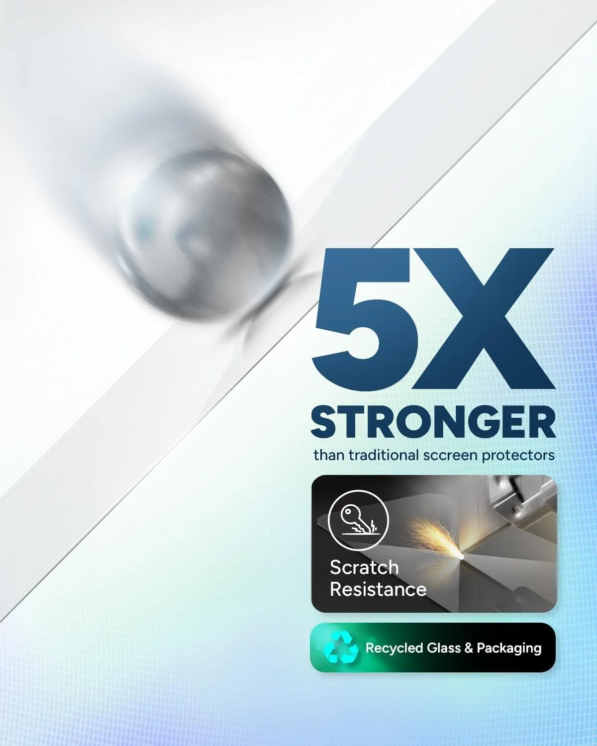 ZAGG InvisibleShield Glass Privacy 360 iPhone 16/15 Screen Protector - 4-Way Privacy Filter, 5X Stronger with Reinforced Edges, Scratch & Smudge-Resistant Surface, Install Tray Included