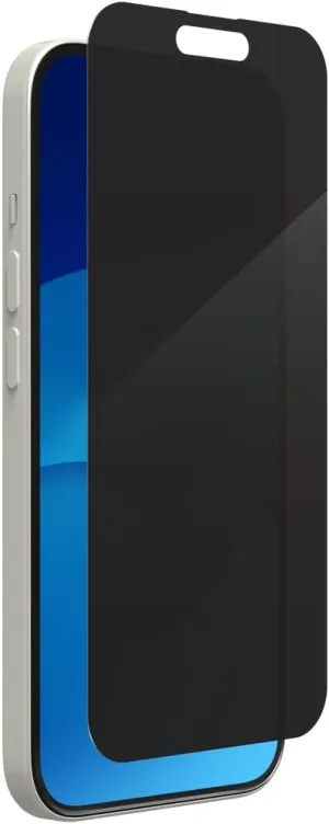 ZAGG InvisibleShield Glass Privacy 360 iPhone 16/15 Screen Protector - 4-Way Privacy Filter, 5X Stronger with Reinforced Edges, Scratch & Smudge-Resistant Surface, Install Tray Included